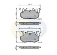Комплект тормозных колодок COMLINE CBP0522