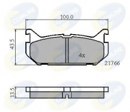 Комплект тормозных колодок COMLINE CBP0327