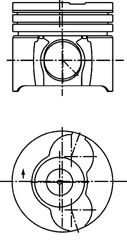 Поршень KOLBENSCHMIDT 40294600