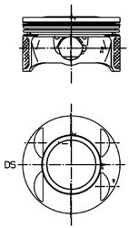 Поршень KOLBENSCHMIDT 40027600