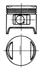 Поршень KOLBENSCHMIDT 93279600