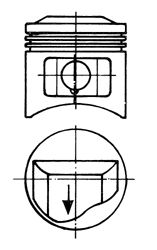 Поршень KOLBENSCHMIDT 93456600