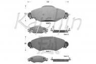 Комплект тормозных колодок KAISHIN D2246