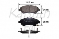 Комплект тормозных колодок KAISHIN FK5156