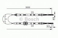Трос BOSCH 1 987 477 233