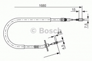 Трос BOSCH 1 987 477 702