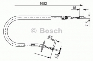Трос BOSCH 1 987 477 703
