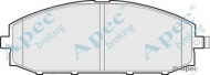 Комплект тормозных колодок APEC braking PAD1151