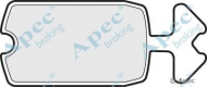 Комплект тормозных колодок APEC braking PAD251