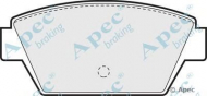Комплект тормозных колодок APEC braking PAD536