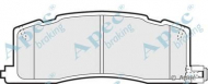 Комплект тормозных колодок APEC braking PAD754
