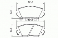 Комплект тормозных колодок BOSCH 0 986 494 378