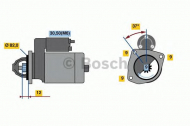 Стартер BOSCH 0 001 109 336