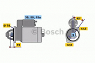 Стартер BOSCH 0 986 010 120