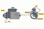 Стартер BOSCH 0 986 016 011