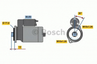 Стартер BOSCH 0 986 022 700