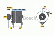 Генератор BOSCH 0 986 036 191