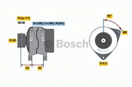 Генератор BOSCH 0 986 037 110