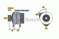 Генератор BOSCH 0 123 310 015