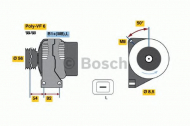 Генератор BOSCH 0 986 041 730