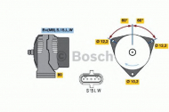 Генератор BOSCH 0 123 525 501