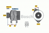 Генератор BOSCH 0 986 042 871