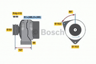 Генератор BOSCH 0 124 525 016