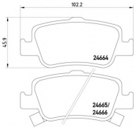 Комплект тормозных колодок HELLA PAGID 8DB 355 013-571