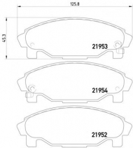 Комплект тормозных колодок HELLA PAGID 8DB 355 016-991