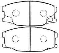 Комплект тормозных колодок ASVA AKD-3407