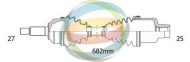 Вал ODM-MULTIPARTS 18-073060