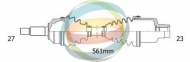 Вал ODM-MULTIPARTS 18-073070