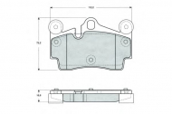 Комплект тормозных колодок PROCODIS FRANCE PF1476