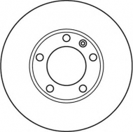 Тормозной диск BENDIX 562190B