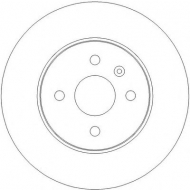 Тормозной диск BENDIX 562254B