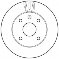 Тормозной диск BENDIX 562662BC