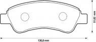 Комплект тормозных колодок BENDIX 573030B