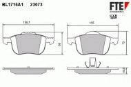 Комплект тормозных колодок FTE BL1716A1
