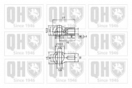 Газовая пружина QUINTON HAZELL QTS128382