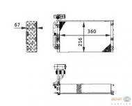 Испаритель HELLA 8FV 351 211-671