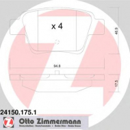 Комплект тормозных колодок ZIMMERMANN 24150.175.1