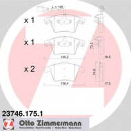 Комплект тормозных колодок ZIMMERMANN 23746.175.1