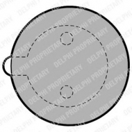 Комплект тормозных колодок DELPHI LP345
