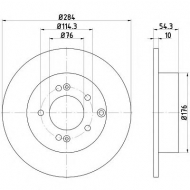 Тормозной диск HELLA 8DD 355 114-521