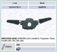 Переключатель MAGNETI MARELLI 000050078010