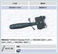 Переключатель MAGNETI MARELLI 000050111010