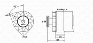Генератор MAGNETI MARELLI 943356108010