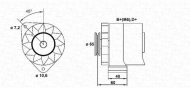 Генератор MAGNETI MARELLI 943356125010