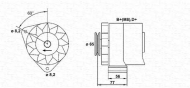 Генератор MAGNETI MARELLI 943356452010