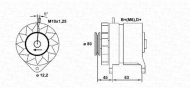 Генератор MAGNETI MARELLI 943356903010